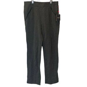 Rafaella Women's Size 4P Pants Slim Leg Charcoal Heather Style NWT Gray Career